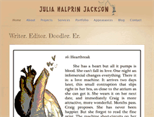 Tablet Screenshot of juliahalprinjackson.com